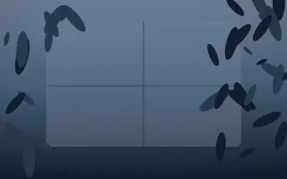 Blue Hour Biophilic III — dark blue biophilic background, variation III