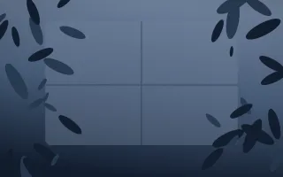 Blue Hour Biophilic IV — dark blue biophilic background, variation IV