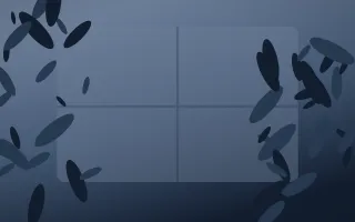 Blue Hour Biophilic IX — dark blue biophilic background, variation IX