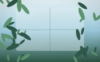 Clear Day Biophilic III — light blue and green biophilic background, variation III