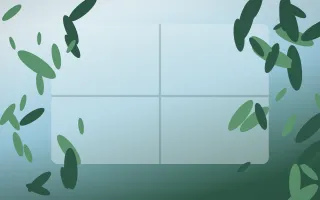 Clear Day Biophilic IX — light blue and green biophilic background, variation IX