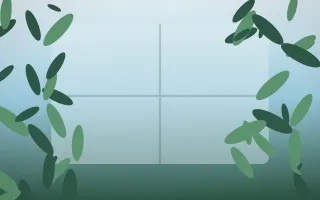 Clear Day Biophilic VII — light blue and green biophilic background, variation VII