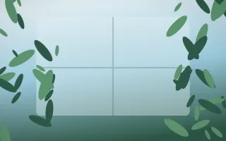 Clear Day Biophilic X — light blue and green biophilic background, variation X