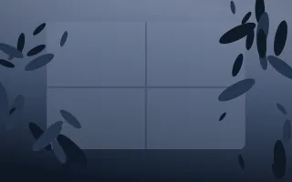 Moonlight Biophilic IV — dark blue biophilic background, variation IV