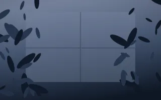 Moonlight Biophilic X — dark blue biophilic background, variation X