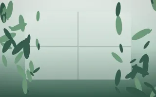 Spring Rain Biophilic XI — light white and green biophilic background, variation XI