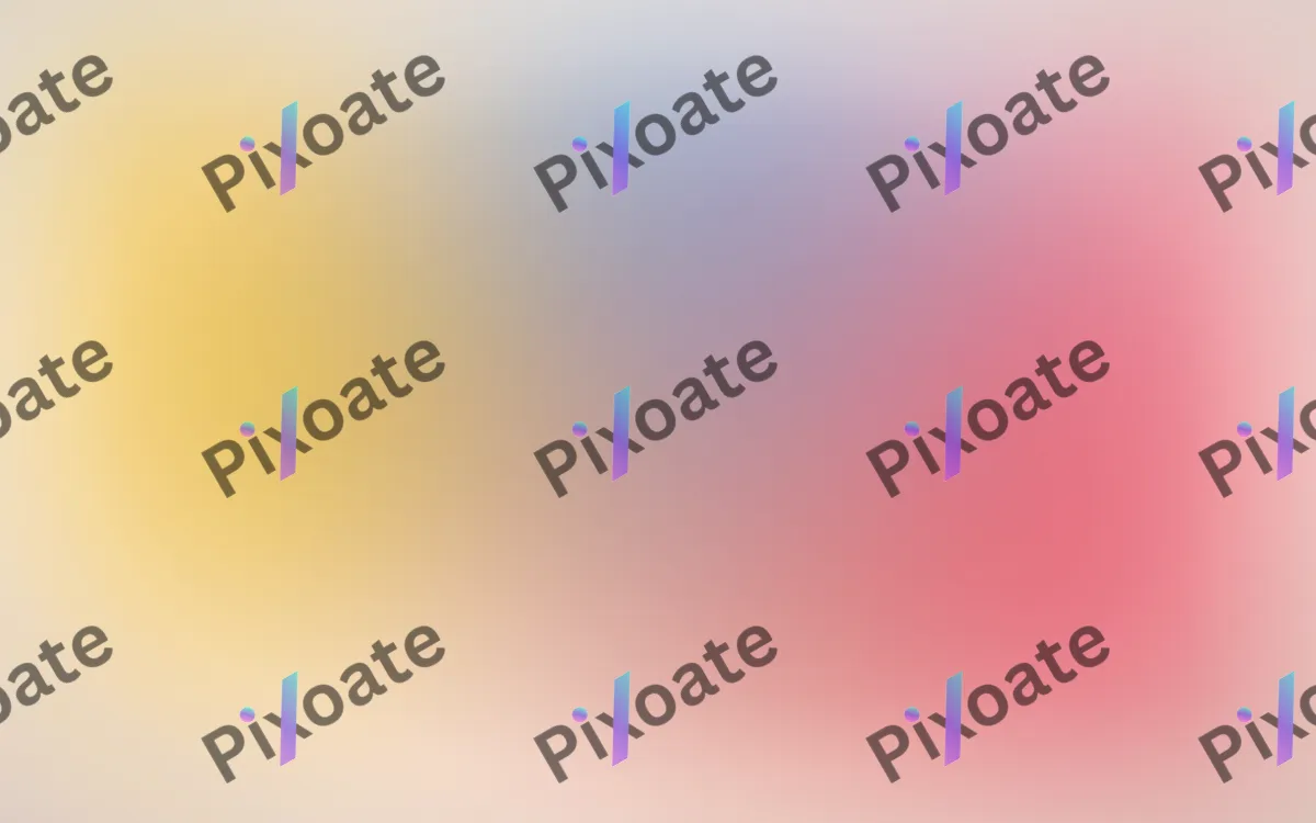 Dopamine Wave — light red, blue and gold color blend background