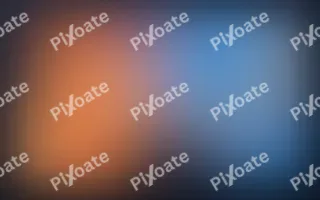 Fire & Ice — dark orange and blue color blend background