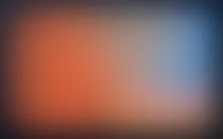 Fire & Ice II — dark orange and blue color blend background, variation II