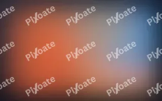 Fire & Ice II — dark orange and blue color blend background, variation II