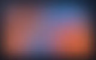 Fire & Ice III — dark orange and blue color blend background, variation III