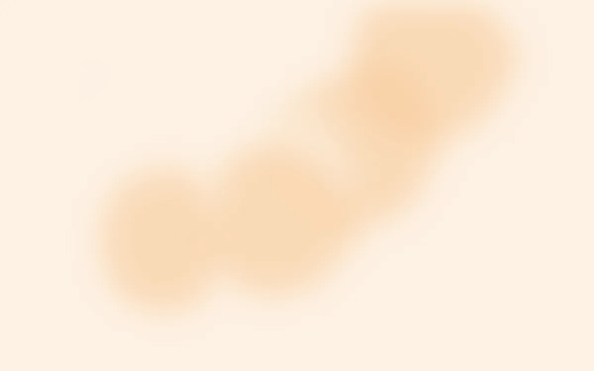Apricot Modern Mist Forms — light beige and orange blob background