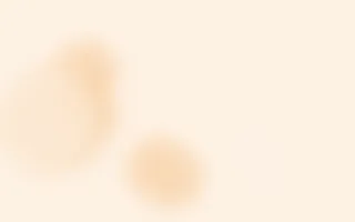Apricot Modern Mist Forms III — light beige and orange blob background, variation III