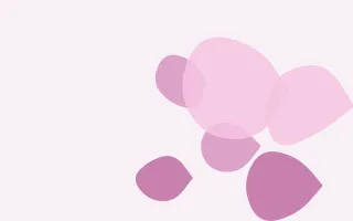 Berry Veil Forms II — light pink and white blob background, variation II