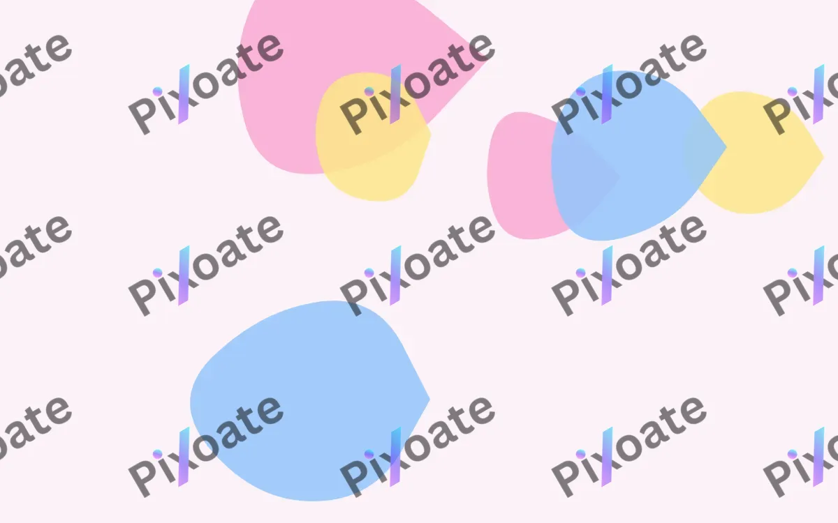 Candy Blobs Candy Blobs — light white, pink and blue blob background