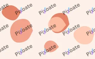 Coraline Forms II — light orange and white blob background, variation II