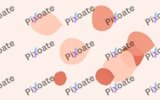 Coralline Pebbles II — light orange, red and white blob background, variation II
