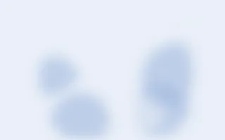 Denim Bold Mist Forms — light white and blue blob background