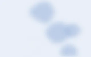 Denim Bold Mist Forms II — light white and blue blob background, variation II