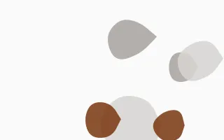 Earth Blobs — light white, grey and brown blob background