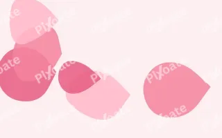 Flaminga Forms II — colourful red and white blob background, variation II