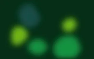 Forest Blobs — dark black, green and teal blob background