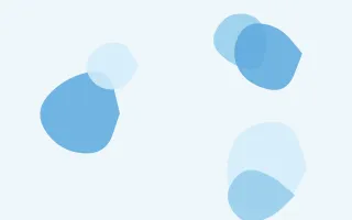 Glacia Forms II — light blue and white blob background, variation II