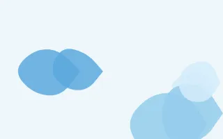 Glacia Forms III — light blue and white blob background, variation III