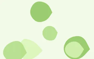 Honeydew Forms III — light green and white blob background, variation III