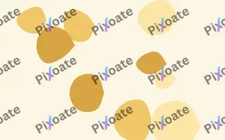 Honeywren Pebbles III — light gold and beige blob background, variation III