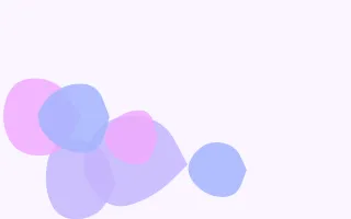 Lavender Blobs II Lavender Blobs II — light white, blue and purple blob background, variation II