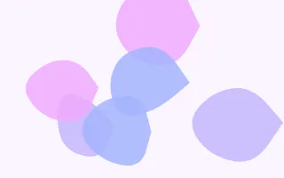 Lavender Blobs III Lavender Blobs III — light white, blue and purple blob background, variation III
