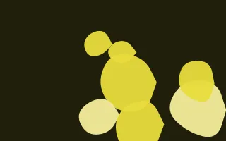 Lemonade Pop Forms — dark black, gold and yellow blob background