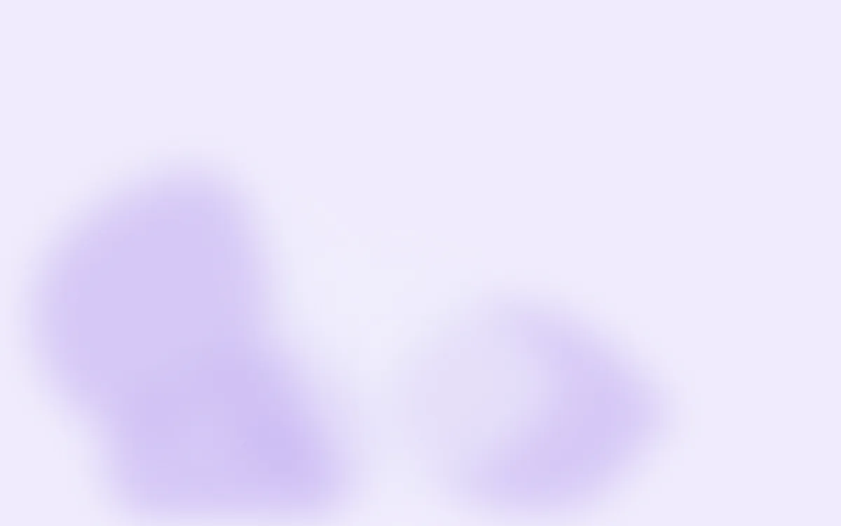 Lilac Punch Mist Forms — light white and purple blob background