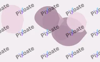 Mauvette Forms III — light pink and white blob background, variation III