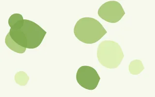 Meadowlark Pebbles II — light green and white blob background, variation II
