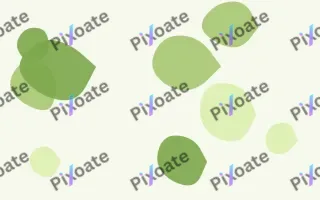 Meadowlark Pebbles II — light green and white blob background, variation II