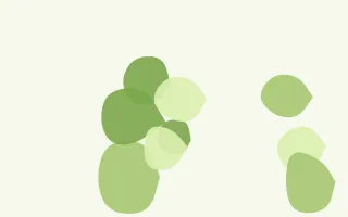 Meadowlark Pebbles III — light green and white blob background, variation III