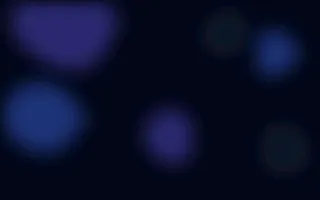 Midnight Blobs — dark black and blue blob background