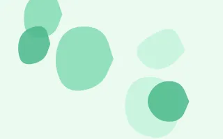 Mintaka Forms III — light green and white blob background, variation III