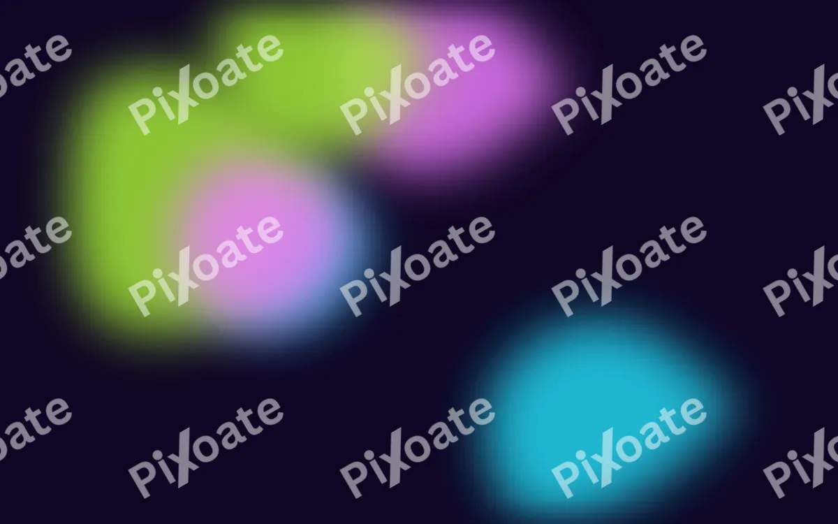 Neon Blobs Neon Blobs — dark black, teal and purple blob background