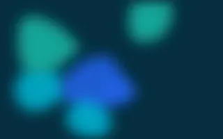 Ocean Blobs III Ocean Blobs III — dark blue and teal blob background, variation III