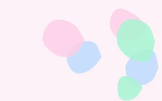 Pastel Dream Blobs II Pastel Dream Blobs II — light white, blue and green blob background, variation II