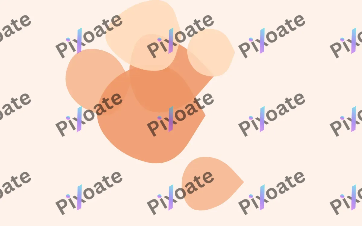 Peachette Forms — light orange and white blob background