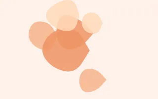 Peachette Forms — light orange and white blob background