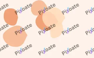 Peachette Forms III — light orange and white blob background, variation III