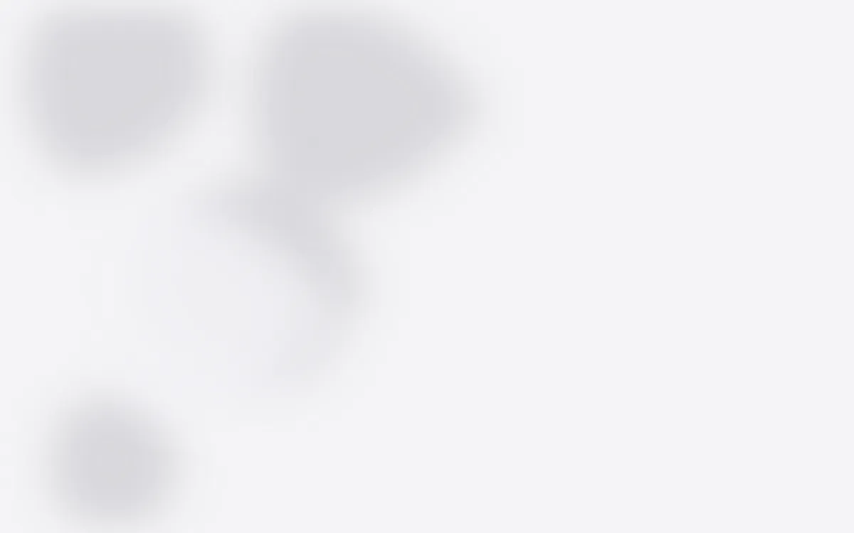 Porcelain Ink Mist Forms — light white and grey blob background