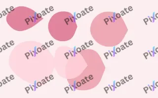 Rosea Forms — light red, pink and white blob background