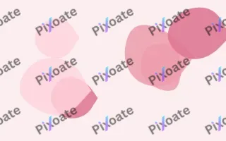 Rosea Forms II — light red, pink and white blob background, variation II