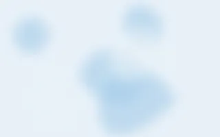 Vermeer Mist Forms — light blue blob background
